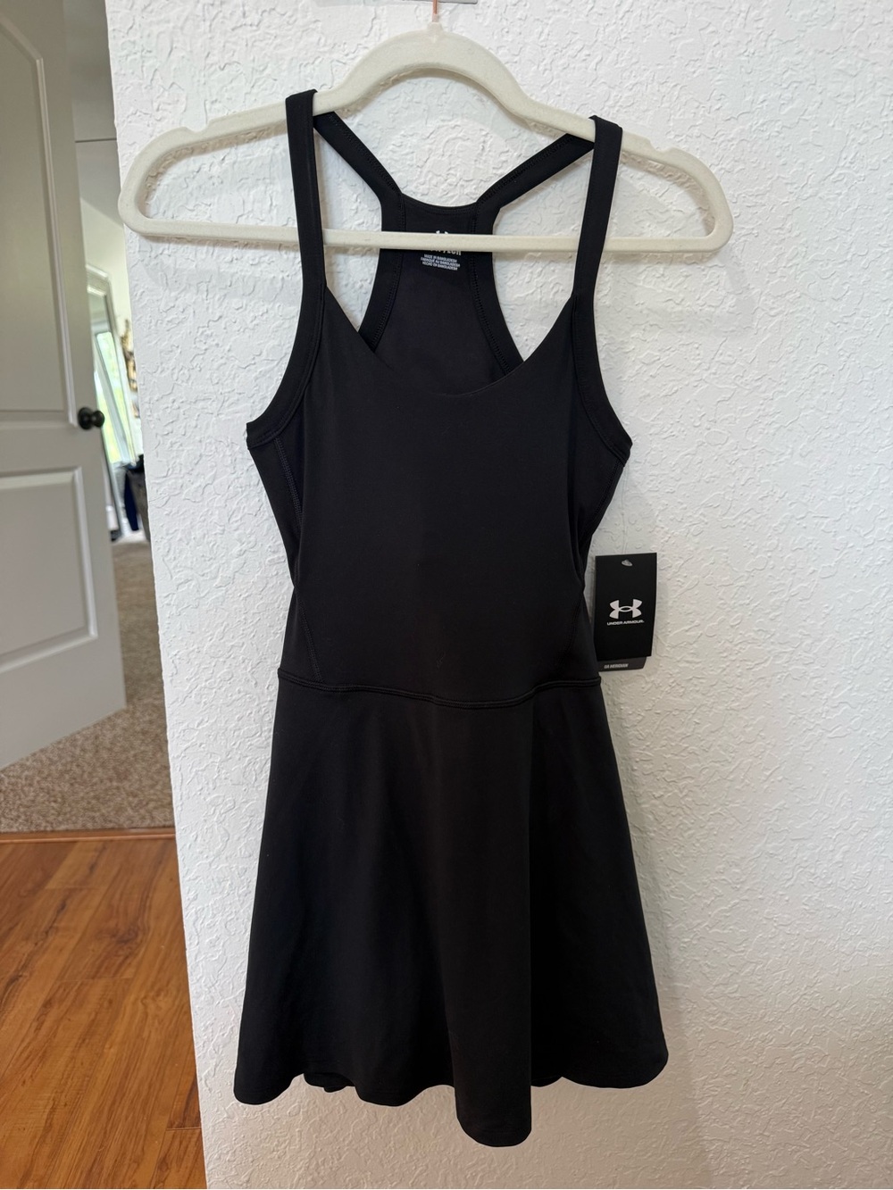 Under Armour Black Racerback Athletic Skater Dress